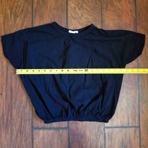 Black crop top